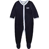  BOSS Pijama de Terciopelo Bebe Marino 9MESES