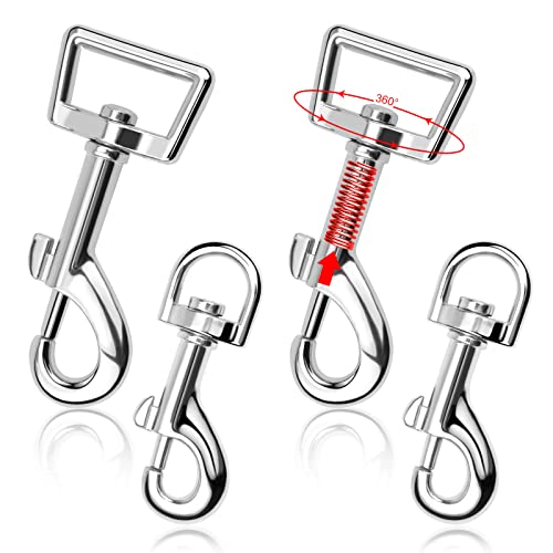 Hysagtek, 16 clip girevoli per cani, guinzaglio a