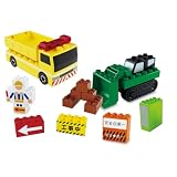 タカラトミー(TAKARA TOMY) トミカ･プラレールブロック 工事現場セット おもちゃ 3歳以上