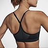 NIKE-Womens-Pro-Indy-Sports-Bra Nike Women's Dri-Fit Indy Training Bra (Black, Small)