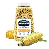 Harmony House Foods Freeze-Dried Whole Corn (8 oz, Quart Size Jar)