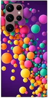 جراب سيليكون كيو ال مطبوع متوافق مع موبايل سامسونج s24 الترا