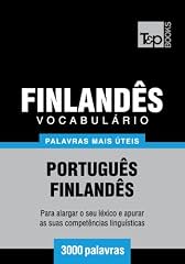Capa de Vocabulário Português-Finlandês - 3000 palavras mais úteis