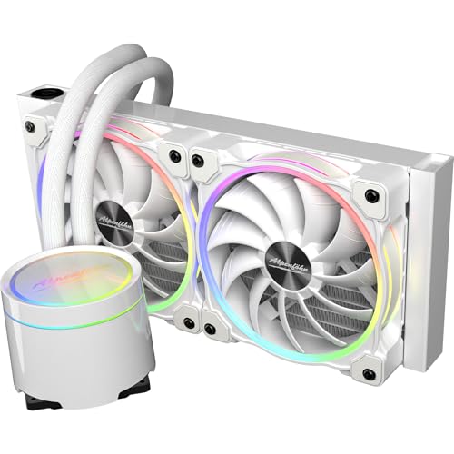 Alpenfohn Glacier Water 240Mm High Speed Argb Cpu Water Cooler - White - 4