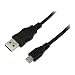 Produktbild LogiLink CU0059 USB Kabel, USB 2.0, AM zu Micro BM, schwarz, 3m