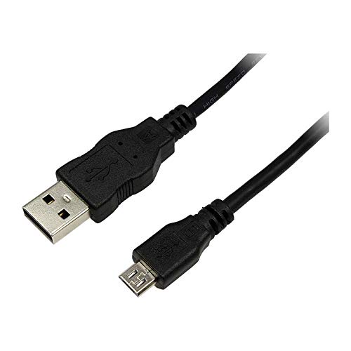 Preisvergleich Produktbild LogiLink CU0059 USB Kabel, USB 2.0, AM zu Micro BM, schwarz, 3m
