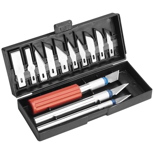 Kit Bisturi de Precisão Estojo Corte Preciso Couro Artesanato