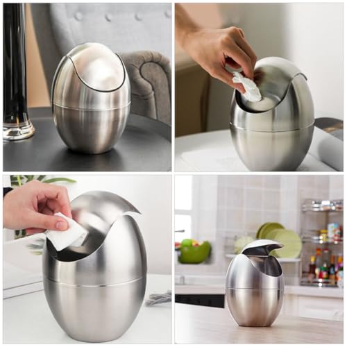 Conteneur à ordures moderne compact pour cuisine et bureau