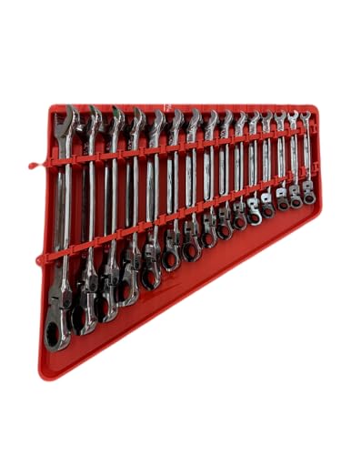 Milwaukee 15-teiliges SAE-Flexkopfschlüssel-Set – Ansicht 1