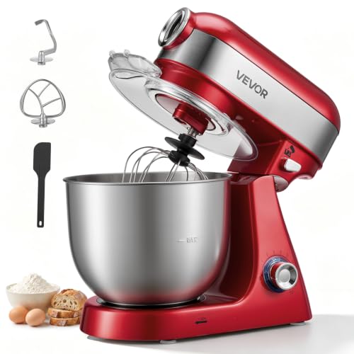 Image of VEVOR 5.3 Qt Tilt Head Stand Mixer 400W Metal Electric Dough Mixer