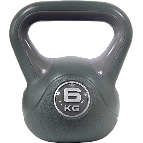 BAKAJI Kettlebell 6 Kg Peso in Ghisa per Palestra, Fitness, Riabilitazione, Esercizio, Allenamento Forza, Impugnatura Ergonomica...