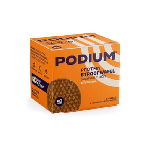 PODIUM® Protein Stroopwafel 8 Count (Caramel)