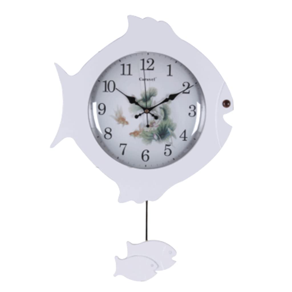 Dveggee One Color Wall Clock New Chinese Style Solid Wood Simple Personality Wall Clocks With Pendulum