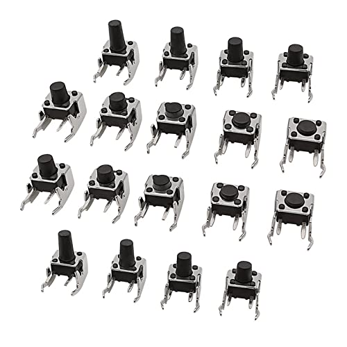 Micro interrupteur à angle droit 6x6x7.5mm pour circuit imprimé PCB