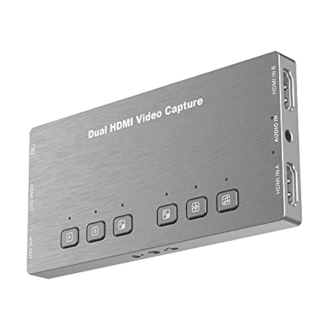 JOYUSING Dual HDMI Video Capture, Full HD Video & Audio High-Performance Record/Playback Cover