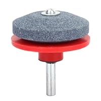 Schärfer für Gartengeräte, Rasenmäher Klingenschärfer Rasenmäher Schärfer für Jede Bohrmaschine Handbohrmaschine, Klingenschleifer, Bohrmaschine, Schleifwerkzeug für Bohrmessern, Rotofräsen
