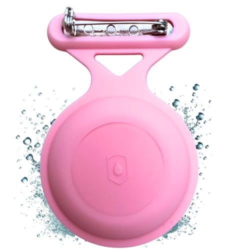 Case de Silicone Impermeável Compatível com Apple AirTag - Capa Antiperda com Trava de Segurança, Su