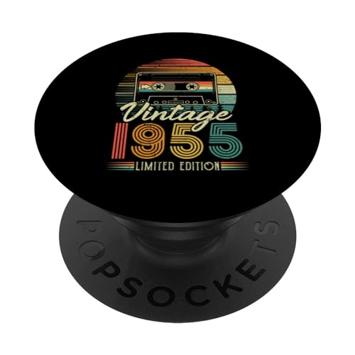 1955 Vintage Cumpleaños Retro Edición Limitada Hombres Mujer PopSockets PopGrip Intercambiable