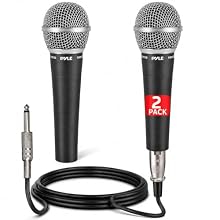 TECHNICAL SPECIFICATIONS – Dynamic mic element, unidirectional, zinc alloy body, 50Hz–15KHz frequency, 600 Ohm impedance, -54dB sensitivity, size Φ5cm x 16.3cm, weight 0.67kg, includes 450cm XLR cable ENHANCED AUDIO CLARITY – Cardioid pickup pattern ...
