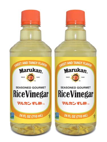 Marukan Seasoned Gourmet Rice Vinegar, 24 Ounce PET Bottle (Pack of 2)