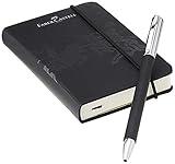 in hochwertiger Box Faber-Castell 149623 - Edelharz Promo-Set Ambition mit Kugelschreiber, schwarz