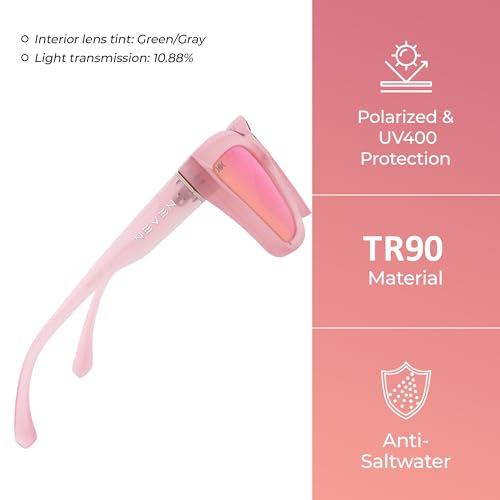 NEVEN Coven Women’s Polarized Sunglasses - Bold, Edgy Designer Cat Eye Sunglasses for Women - Stylish UV Protection Glasses3