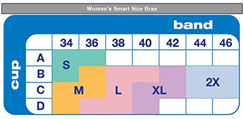 Image of Hanes Women's Seamless Wirefree Bra with Soft Padding and Convertible Straps