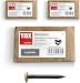 Produktbild TOX Bildernagel Home Classic Set aus gehärtetem Stahl mit Messingkopf in recycelbarer Papierverpackung, Gr 2,0 x 40 mm, Stahlnägel für Bilder für nahezu alle Baustoffe, 3x20 Stk.