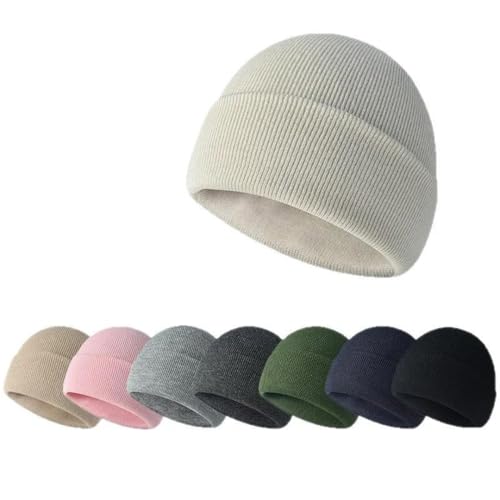 Bonnet tricoté à revers de qualité supérieure en maille multicolore