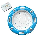 Table De Jeu Flottante,avec Un Porte-Gobelet Et Les Cartes À Jouer,Table Flottante Jeu Cartes Climat Estival | pour Plage Fête Parc Aquatique Hôtel Adultes Hommes Femmes