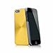 Produktbild Aluminium Disc Case gold für das iPhone 5 / 5S / SE Dünne leichte Schutzhülle aus Kunststoff mit Aluminiumschale mit CD-Effekt Hülle Tasche Schale Bumper von MC24