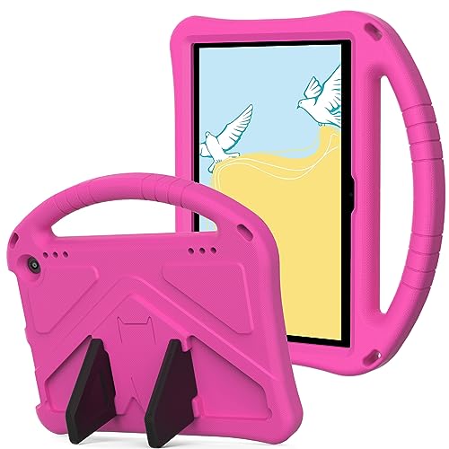 FIABANO Handle Case Shockproof Cover for Amazon Fire HD 8 & HD 8 Plus (10th/12th Generation, 2020/2022 Release), Anti Slip Foam 
