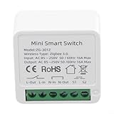 HpLive Smart Lichtschalter-Modul, WLAN Schalter 16A Zweifachsteuerung Kompatibel Für Zigbee 3.0 Und...