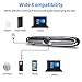 Computer Speakers, Smalody PC Wired Computer Sound Bar, USB 2.0 Multimedia PC Desktop Speaker, Stereo USB Powered Mini Soundbar for PC Cellphone Tablets Desktop Laptop (Silver)