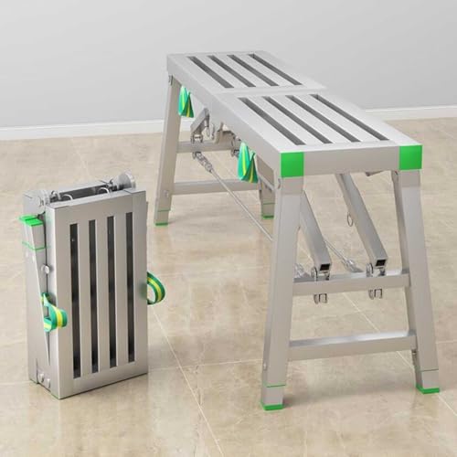Plate-forme de travail pliable et robuste pour échafaudage de chantier - 2