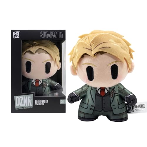 YuMe DNR Spy x Family - Juguete de peluche de Loid Forger de 7 pulgadas coleccionable | Producto oficial de manga | Juguetes suaves de regalo para niños, adultos y fanáticos | Obtén los 3 peluches de