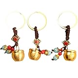 Llavero vintage, llavero de suerte auspicioso, llavero con dije de bolso, para mujeres, hombres, padre, niños, madre, niños, adolescentes