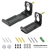 AENTGIU サウンドバー 壁マウントブラケット ユニバーサルスピーカーマウントシェルフ 調節可能 (3.4インチ-5.8インチ) Samsung Vizio LG Sony JBL Bose サウンドバーマウント ハードウェアキット付き