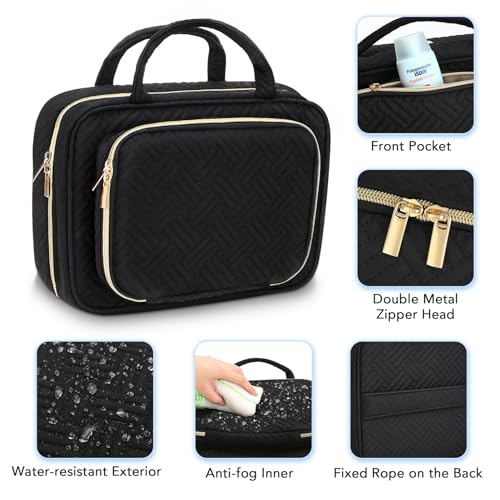 DadyMart Hanging Travel Toiletry Bags with TSA Approved Toilet Bag for Women and Men Large