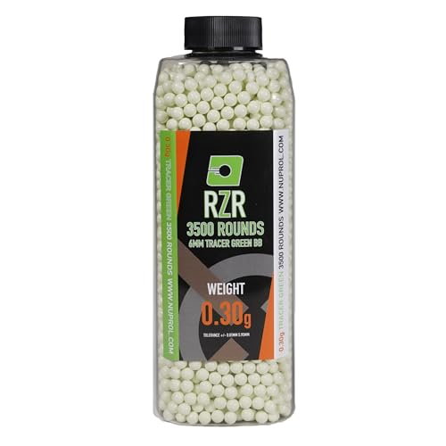 NUPROL RZR Tracer Green Airsoft BBs (3500R) Yorkshire