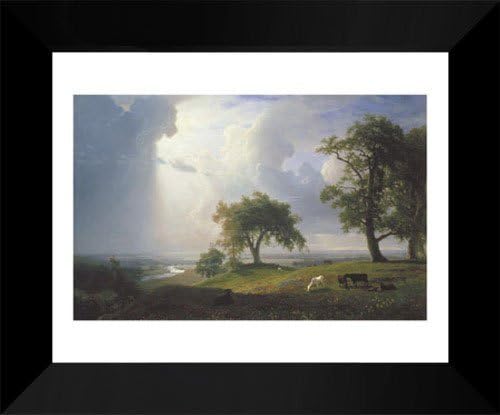 Albert Bierstadt Framed Art Print 15x18 "California Spring, 1875"