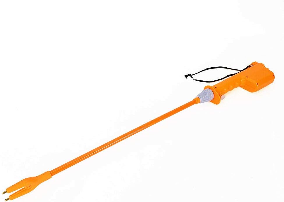 Electric Prod Hot Shock, Rechargeable Electric Livestock Cattle Pig Prod Shock Safety Prodder 8000-10000V
