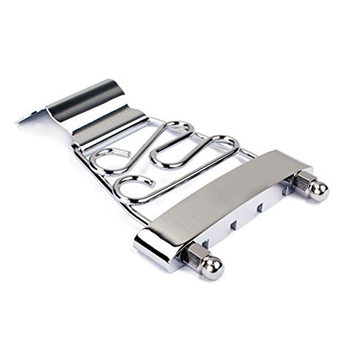 Supvox Bass Trapeze Tailpiece Bridge Wired Frame For 4 String Electric Bass Parts Accessories #TOP5
