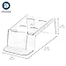 iDesign Laundry Detergent Holder, Liquid Detergent Stand for Laundry Room Organization, Clear