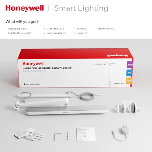 Honeywell 05B02 LED Desk Lamp with Clamp, Task Lamp for Home Office - image 8
