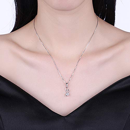 Collier simple en argent sterling S925 de haute qualité non allergique - 4