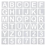 e post schablone ❤ Paket: Enthält 36 Vorlagen, darunter 26 Buchstabenvorlagen und 10 Zahlen, die Ihren täglichen Bedarf decken können.