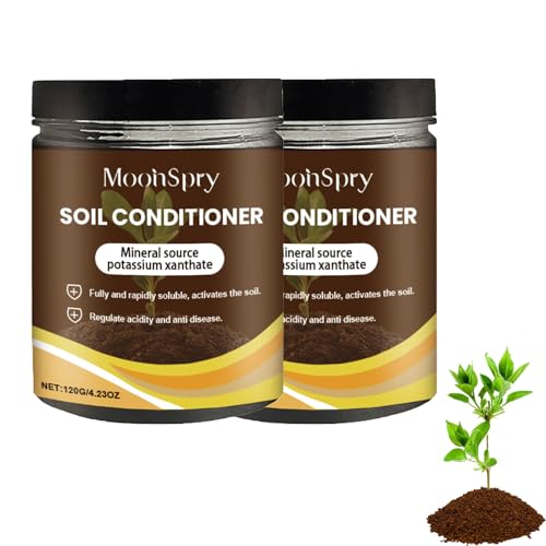 Softmildty Soil Activator, Softmildty Soil Activated Treasure, Organic Soils Activator & Plant Fertilizer,Outdoor Plants For Potting Mix Seedling Compost,Promote Plant Rooting 120g (2 pcs)