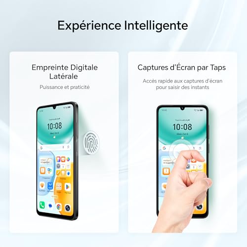 HONOR X5c Plus Smartphone Dual SIM NFC 5260mAh Batterie 4+ 6.74 Pouces 90 Hzécran Confort Téléphone Caméra 50 mégapixels Android 15 MicroSD Extensible - vue 10