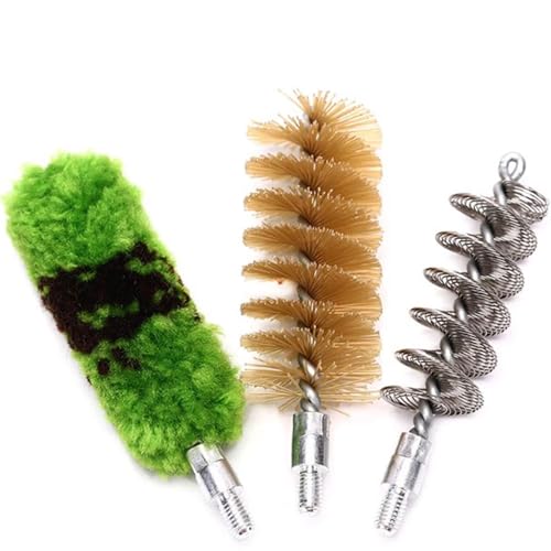 RALSPEC 3 Piece 12 Bore Cleaning Kit Brushes Tornado Nylon and Cotton Brush Mop 12 Gauge Shotgun 12G Gun Barrel Cleaner - Image 2